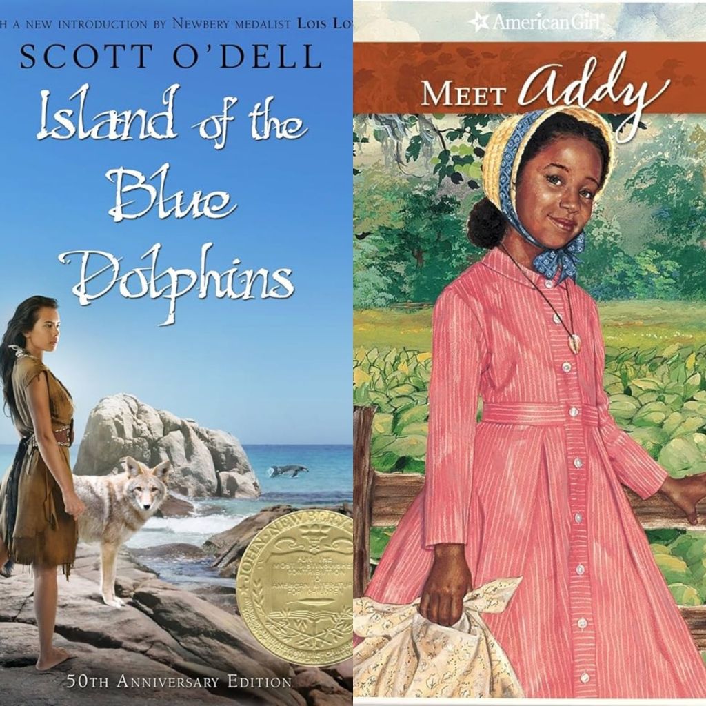 Addy and Island of the Blue&nbsp;Dolphins.